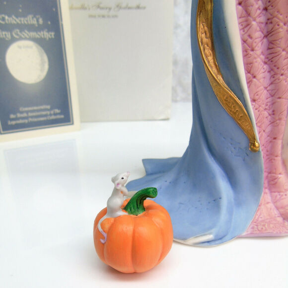 LENOX Princesses Cinderella's FAIRY GODMOTHER Pumpkin Limited Edition 3189 + COA - Picture 4 of 11